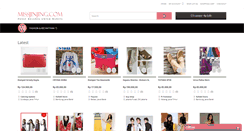 Desktop Screenshot of missjinjing.com